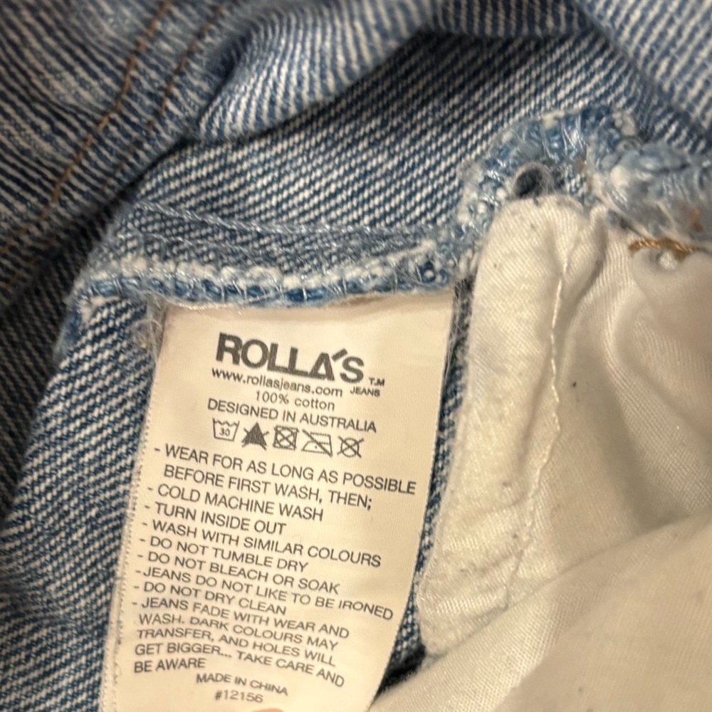 ROLLA’S - Denim Straight Leg Overalls - Picture 8 of 9